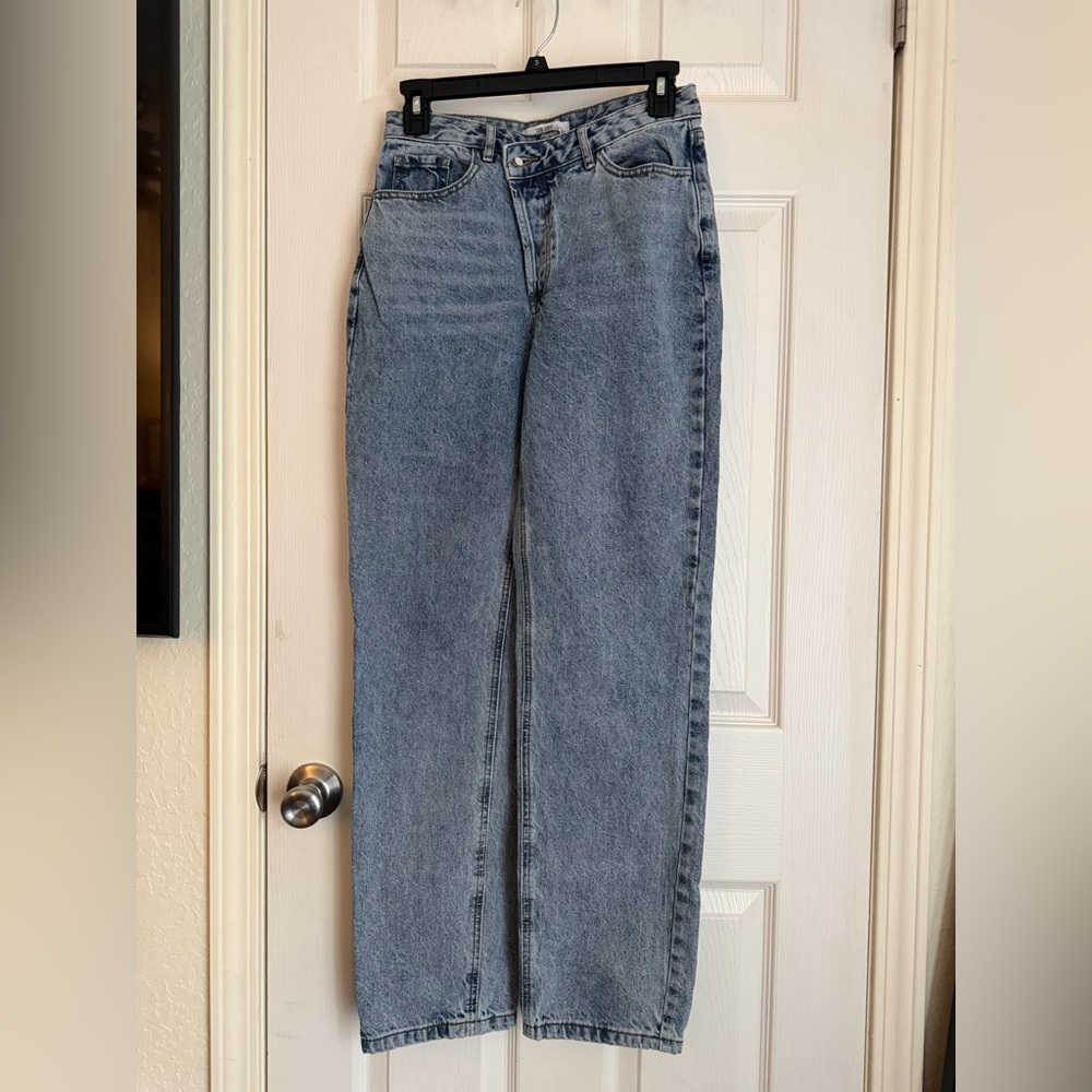 12th Tribe Blue Straight Leg Jeans